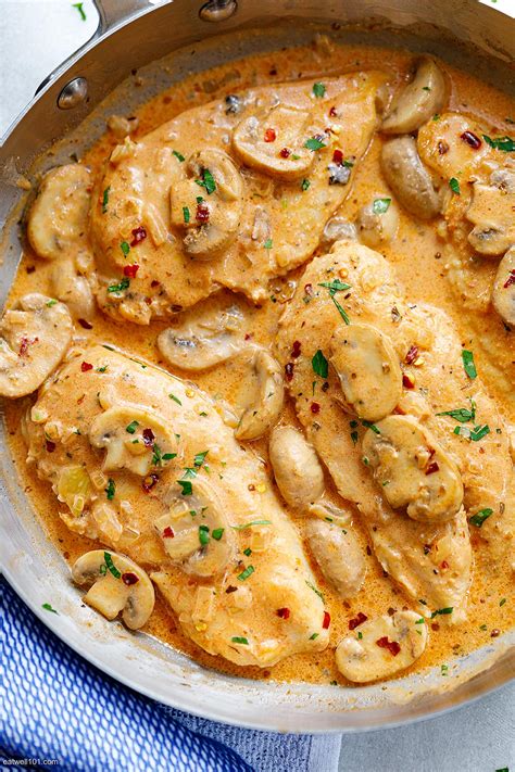 Creamy Garlic Chicken Breast Recipe Setkab