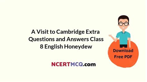 Online Education For A Visit To Cambridge Extra Questions And Answers