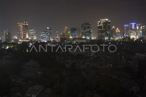 Pemadaman Listrik Jakarta Antara Foto