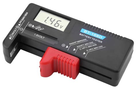 MIERNIK BATERII TESTER AKUMULATOR R3 R6 R9 R14 R20 12456448696