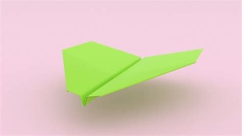 paper airplane animation 3D model | CGTrader