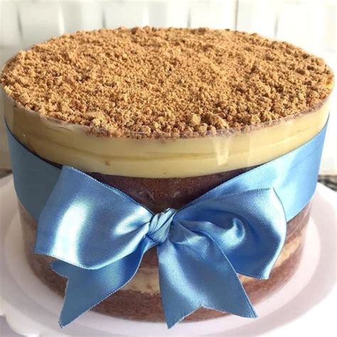 Paçoca Naked Cake Fantiela Bolos e Doces