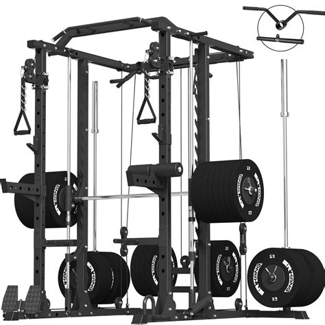 Er Kang Smith Machine Home Gym Lbs Squat Rack With Cable Crossover