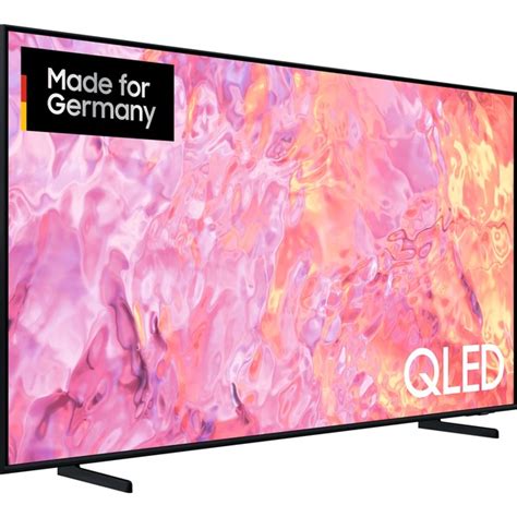 SAMSUNG GQ 65Q60C QLED Fernseher 163 Cm 65 Zoll Schwarz UltraHD 4K