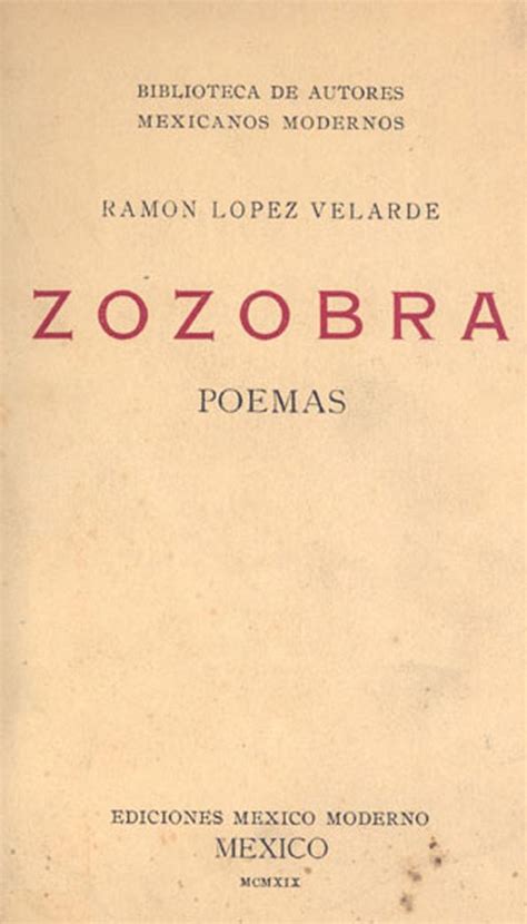 Zozobra poemas Ramón López Velarde Biblioteca Virtual Miguel de