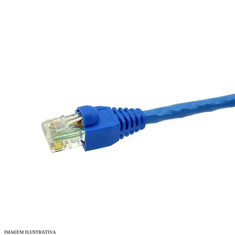 Patch Cord Cat Nexans Cm Azul Awg Ed Cabos