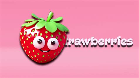 Strawberry Cartoon Stock Video Footage for Free Download