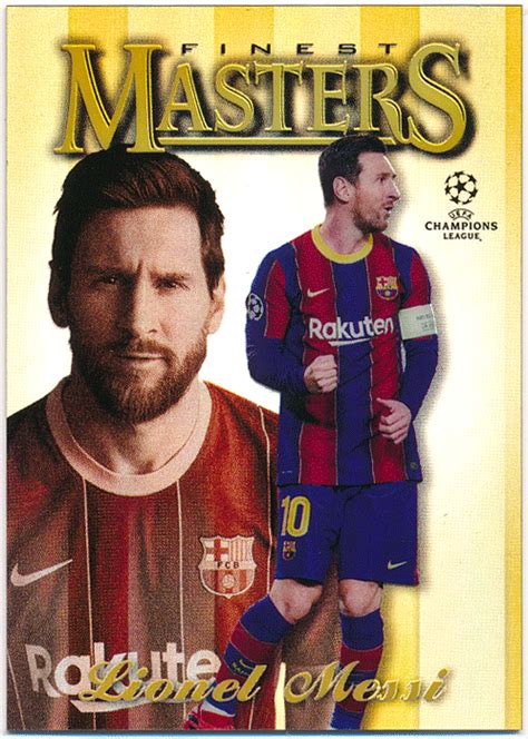 Yahoo Lionel Messi Topps Finest Uefa Champi