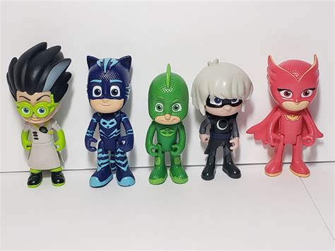 Mavin Pj Mask Action Figure Lot Gekko Owlette Catboy Romeo Luna Girl