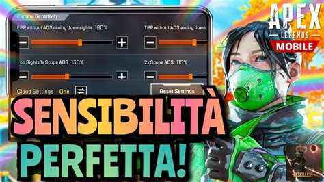 APEX LEGENDS MOBILE ITALIA GUIDA SENSIBILITÀ OGNI ARMA E MOVIMENTO