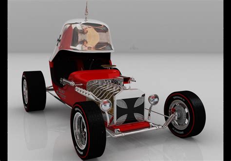 Red Baron Hot Rod Wip 3 By Tequilabill On Deviantart