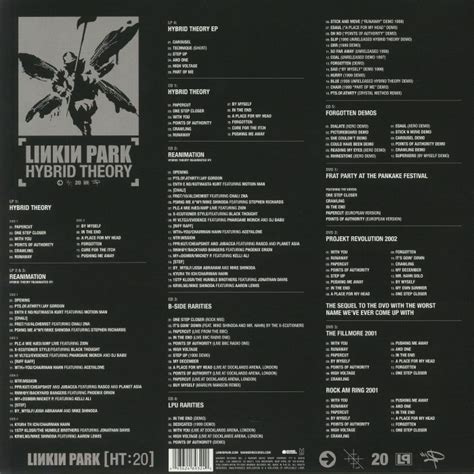 LINKIN PARK Hybrid Theory 20th Anniversary Edition B STOCK Vinyl