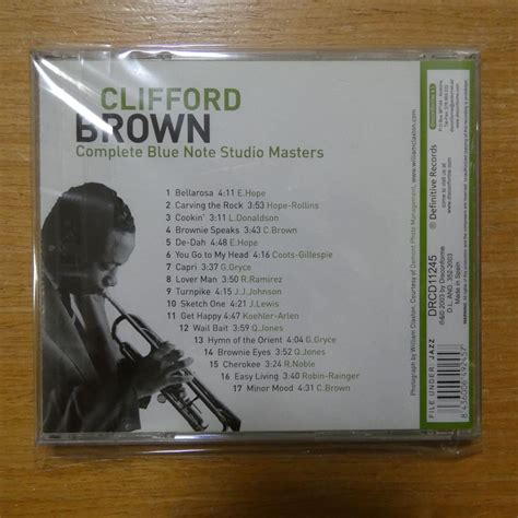 Cd Clifford Brown Complete Blue Note Studio Masters