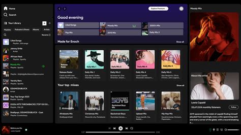 spotify ui design figma