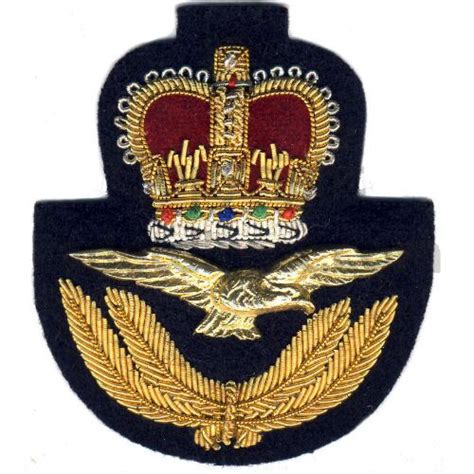 Raf Officers Cap Badge Embroidered Badge Cadet Direct