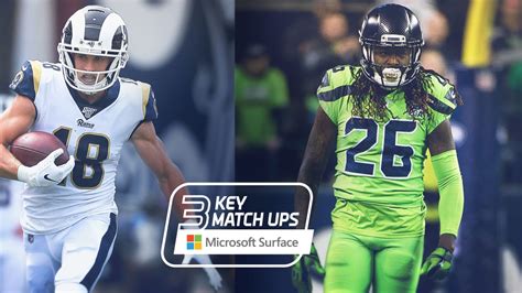 2019 Week 5 Key Matchups Seahawks Vs Rams