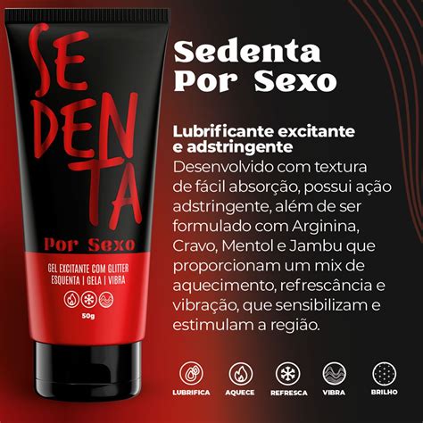 Sedenta Por Sexo 50g Gel Excitante Glitter Pepper Blend Pedido