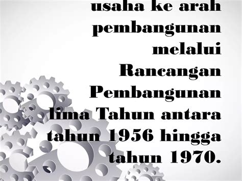 Terangkan Usaha Pembangunan Rancangan Pembangunan Lima Tahun Ppt