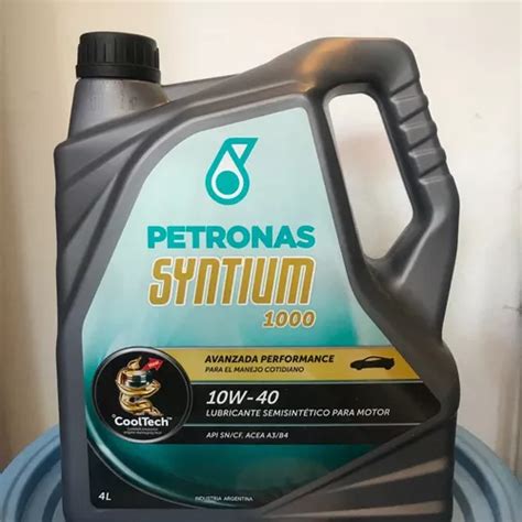 Aceite Petronas Syntium 1000 10w40 Semi sintetico 4 Litros Envío gratis