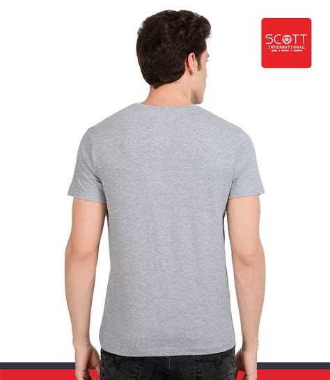 Scott International Biowash Men S Cotton T Shirt Round Neck Half