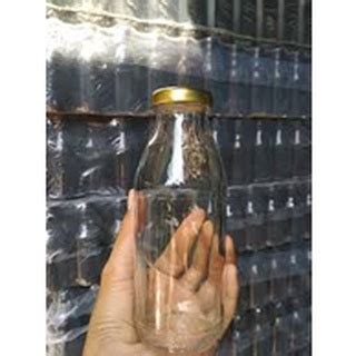 Jual Ml Botol Jus Kaca Ml Tutup Gold Baru Botol Juice Kaca