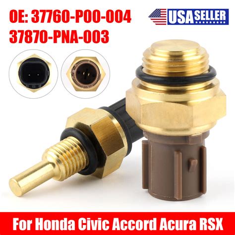 Set Of Cooling Fan Switch Coolant Temp Sensor Oem For Honda Accord Cr