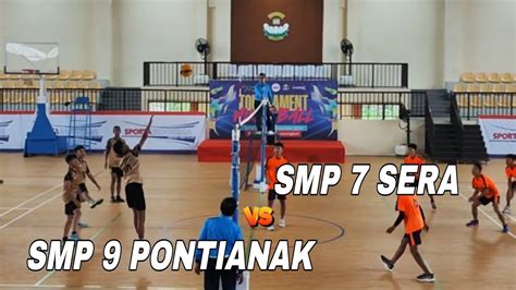 Turnamen voli gor bhayangkari, smp 9 pontianak vs smp 7 sungai raya ...