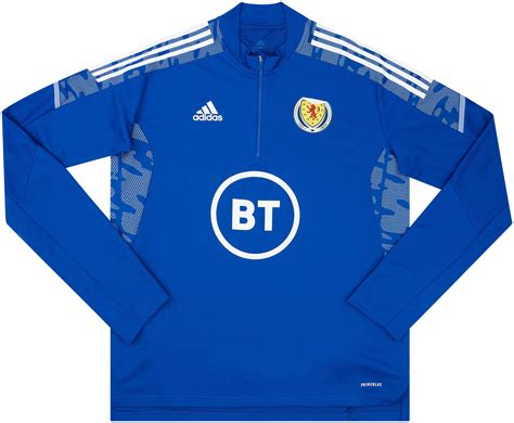 Scotland Player Issue Zip Training Top Excellent