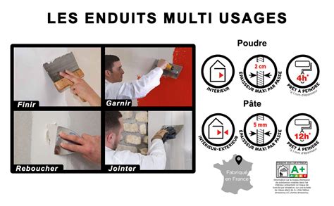 Enduit Lissage Et Rebouchage 4 En 1 PRESTONETT M Multi Usage En Poudre