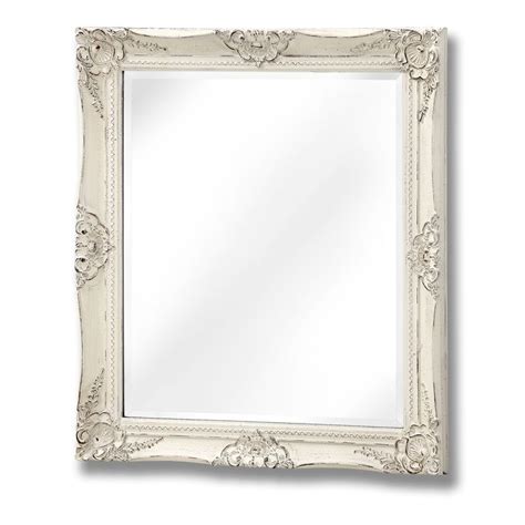 Antique White French Vintage Style Mirror From Baytree Interiors