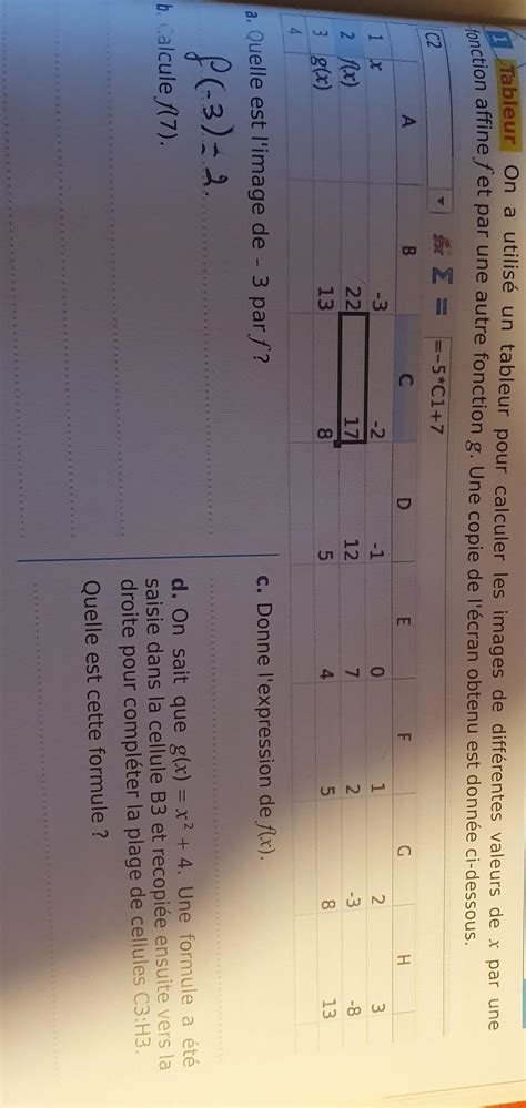 Bonjour Pouvez Vous Maider Pour Cette Exercice De Maths Stp Nosdevoirs Fr