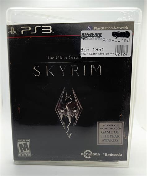 Elder Scrolls Skyrim - Playstation 3 – OldskoolVA