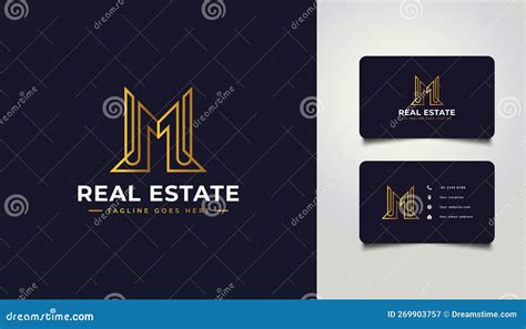 Luxury Gold Real Estate Logo Stock Vector - Illustration of home ...