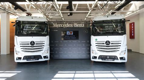 Akko Lojistike Adet Mercedes Benz Actros Ticari Ara Lar Hafif