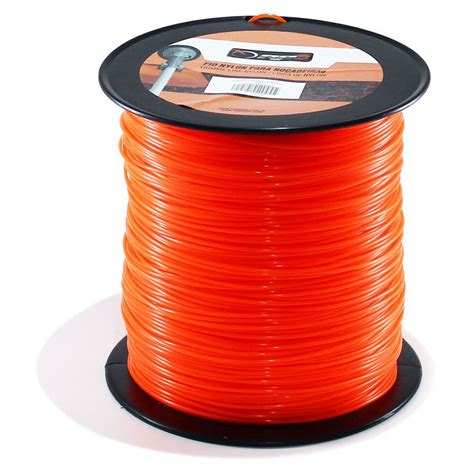 Bobina de Fio de Nylon REDONDO 2 0 mm 2 KG 510 metros para Roçadeiras