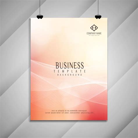 Abstract Colorful Modern Wavy Business Brochure Design 277349 Vector Art At Vecteezy