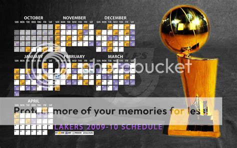 0910 Lakers Schedule Wallpaper- Gray Photo by usana714 | Photobucket