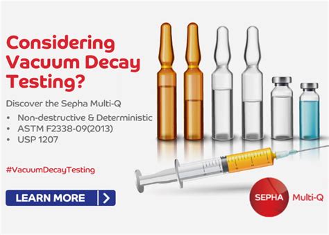 Vacuum Decay Test Non Destructive And Deterministic Ccit