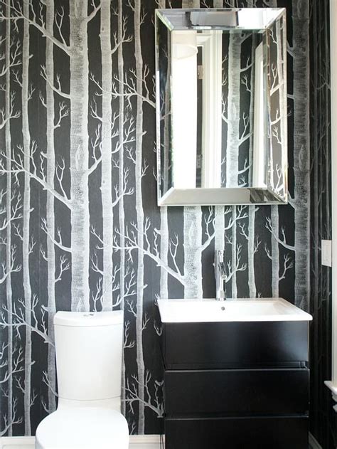 Black And White Bathroom Wallpaper Uk