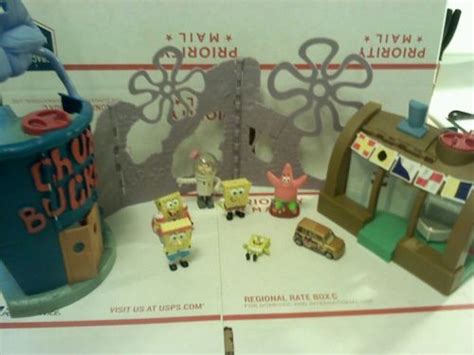 Fisher Price Imaginext Spongebob Krusty Crab Playset Accessories