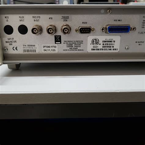 Marconi IFR Aeroflex 2025 2 51GHz Signal Generator TR1C EBay