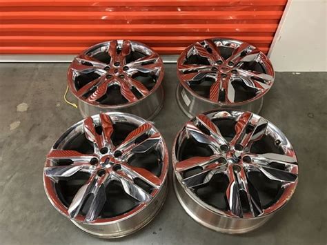 20 Inch Ford Edge Wheels Rims Oem Stock Original Chrome Clad Suv Cars 5x1143 Lug 5 For Sale In