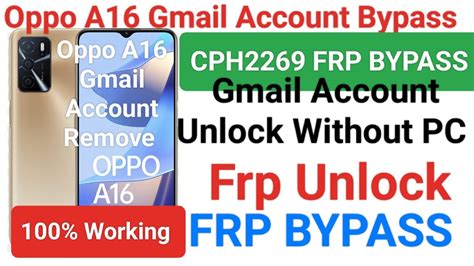 Oppo A Gmail Account Bypass Without Pc Ll Oppo Cph Frp Unlock