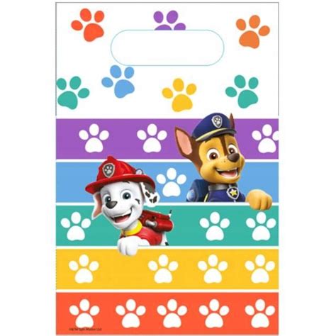 TOREBKI Papierowe Psi Patrol Paw Patrol 8 Sztuk URODZINOWE IMPREZOWE