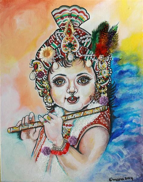 Baby Krishna Paintings