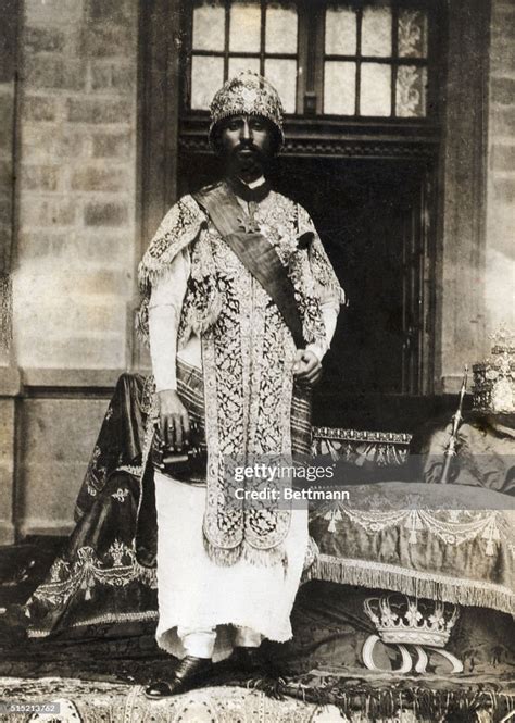 Portrait Of Haile Selassie Emperor Of Ethiopia 1930 74 Undated