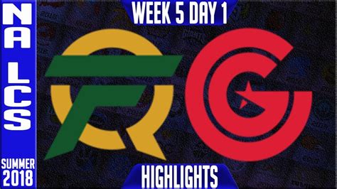 FLY Vs CG Highlights NA LCS Summer 2018 Week 5 Day 1 FlyQuest Vs