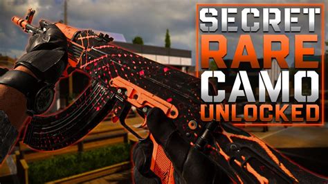 I Unlocked The New SECRET Tarnished Camo In MW2 Raid 4 SECRET Rare