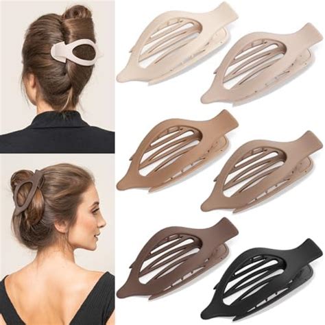 Amazon Pack Large Flat Hair Clips For Women Girls Inch