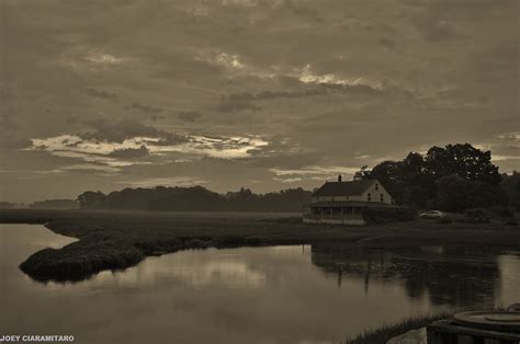 Essex At Dawn 431am 62312 The Burnham House And Essex Salt Marsh Good Morning Gloucester